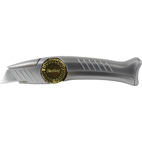 STERLING SILVER SHARK FIXED KNIFE WITH HOLSTER
